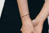 OLIO E ACETO Sterling Silver Smoky Quartz Double Bracelet Handmade OLIO-OA06A09-YIN Silver